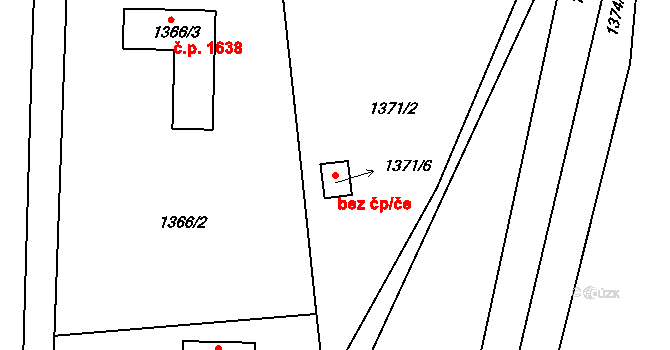 Frýdlant nad Ostravicí 40313107 na parcele st. 1371/6 v KÚ Frýdlant nad Ostravicí, Katastrální mapa