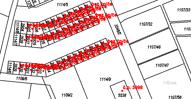 Dvůr Králové nad Labem 44919107 na parcele st. 2942 v KÚ Dvůr Králové nad Labem, Katastrální mapa