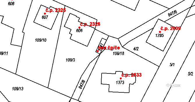 Kyjov 38734109 na parcele st. 1241 v KÚ Nětčice u Kyjova, Katastrální mapa