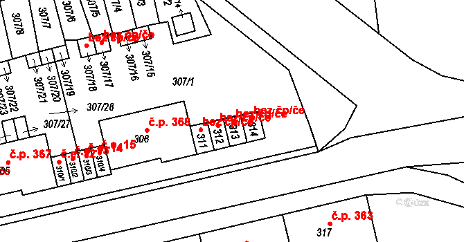 Velké Opatovice 34, Katastrální mapa