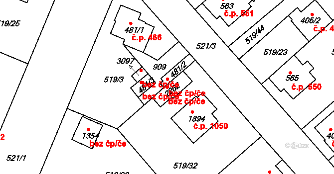 Neratovice 43028110 na parcele st. 2262 v KÚ Neratovice, Katastrální mapa