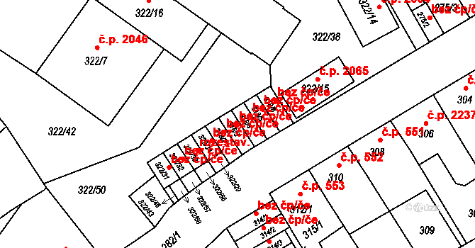 Zábřeh 48491110 na parcele st. 318/3 v KÚ Zábřeh na Moravě, Katastrální mapa