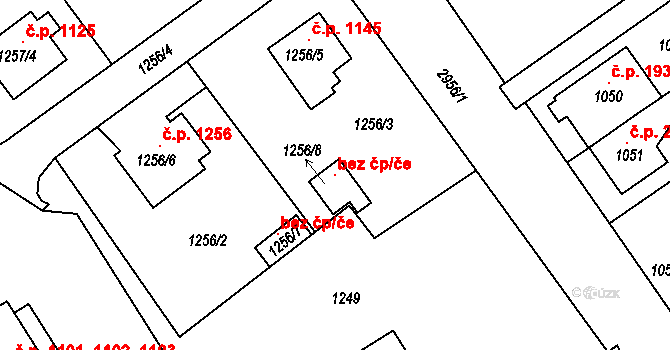 Rychnov nad Kněžnou 121815111 na parcele st. 1256/8 v KÚ Rychnov nad Kněžnou, Katastrální mapa