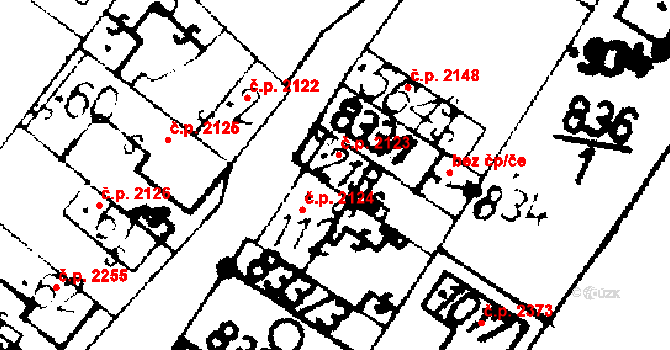 Podlusky 2123, Roudnice nad Labem na parcele st. 213 v KÚ Podlusky, Katastrální mapa