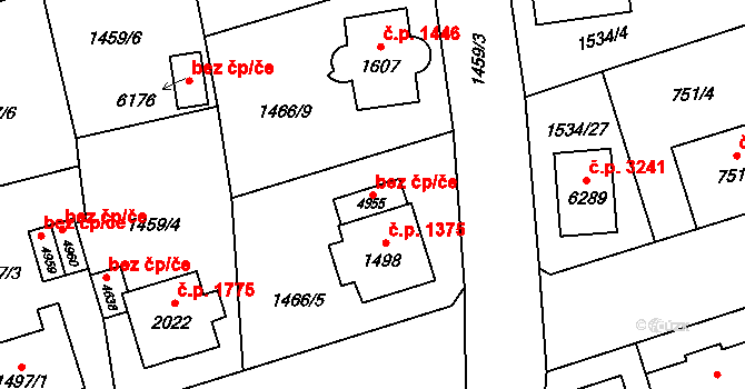 Šumperk 42021111 na parcele st. 4955 v KÚ Šumperk, Katastrální mapa