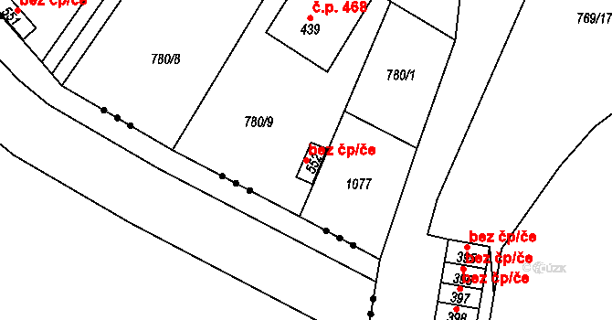 Rokytnice v Orlických horách 44301111 na parcele st. 552 v KÚ Rokytnice v Orlických horách, Katastrální mapa