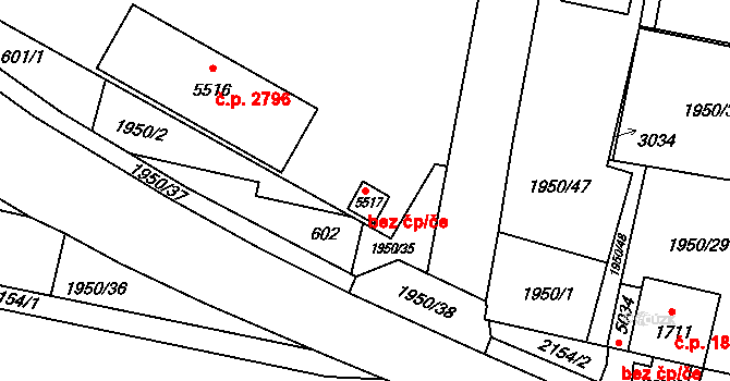 Šumperk 44935111 na parcele st. 5517 v KÚ Šumperk, Katastrální mapa