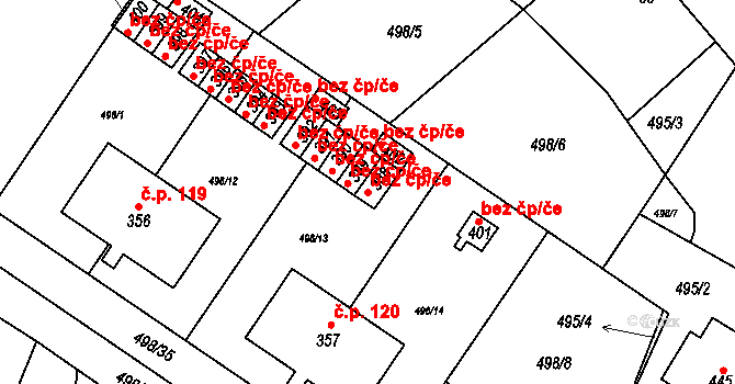 Čelákovice 46129111 na parcele st. 388 v KÚ Sedlčánky, Katastrální mapa