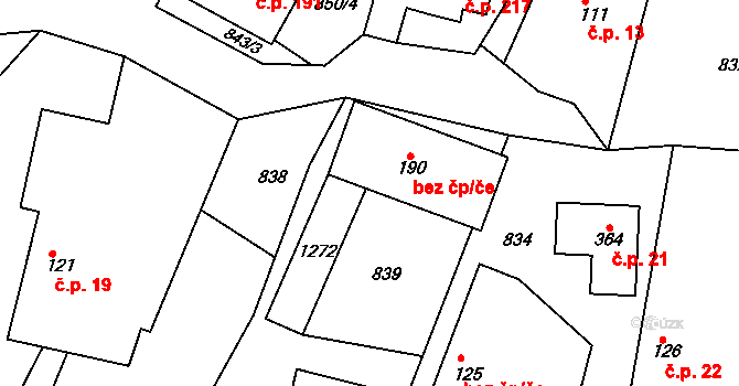 Šmolovy 20, Havlíčkův Brod na parcele st. 122 v KÚ Šmolovy u Havlíčkova Brodu, Katastrální mapa