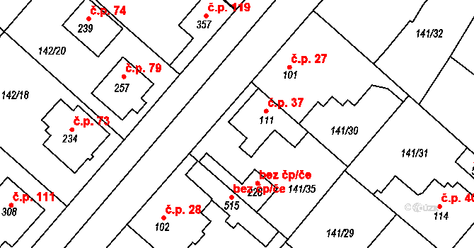Bořanovice 39884112 na parcele st. 228 v KÚ Bořanovice, Katastrální mapa