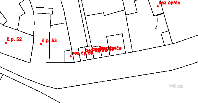 Holešov 41335112 na parcele st. 123/3 v KÚ Holešov, Katastrální mapa
