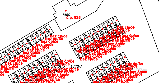 Šluknov 45160112 na parcele st. 1473/77 v KÚ Šluknov, Katastrální mapa
