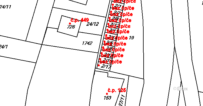 Opatovice nad Labem 46728112 na parcele st. 2/15 v KÚ Opatovice nad Labem, Katastrální mapa