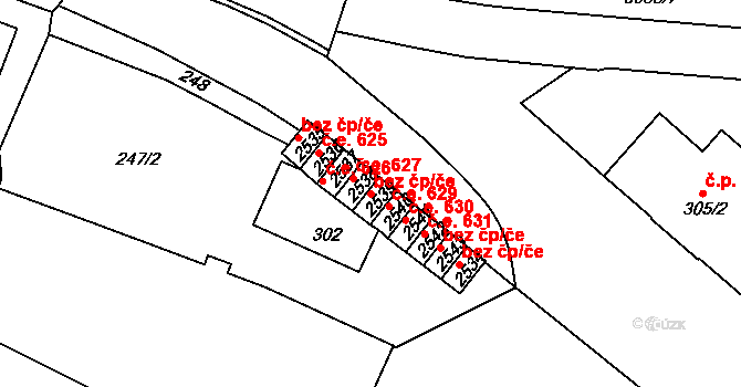 Rakovník 47758112 na parcele st. 2539 v KÚ Rakovník, Katastrální mapa