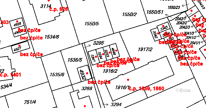 Šumperk 48516112 na parcele st. 3294 v KÚ Šumperk, Katastrální mapa