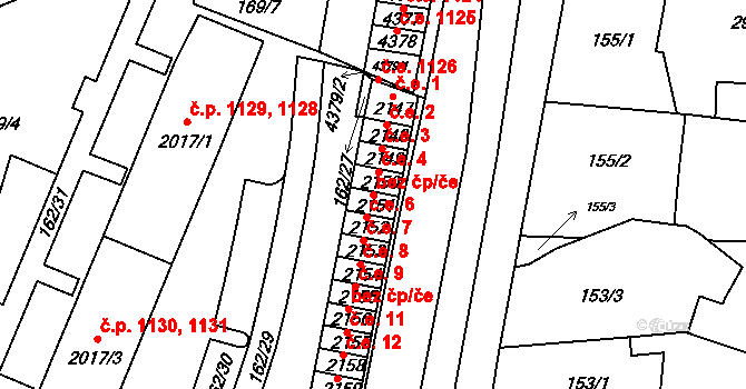 Kyjov 38735113 na parcele st. 2151 v KÚ Kyjov, Katastrální mapa