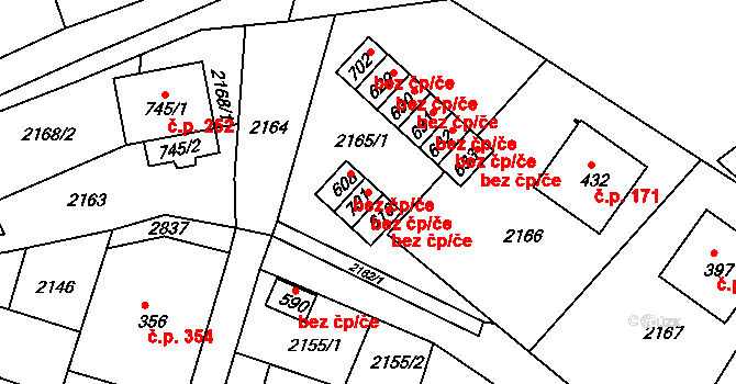 Štíty 43502113 na parcele st. 791 v KÚ Štíty-město, Katastrální mapa