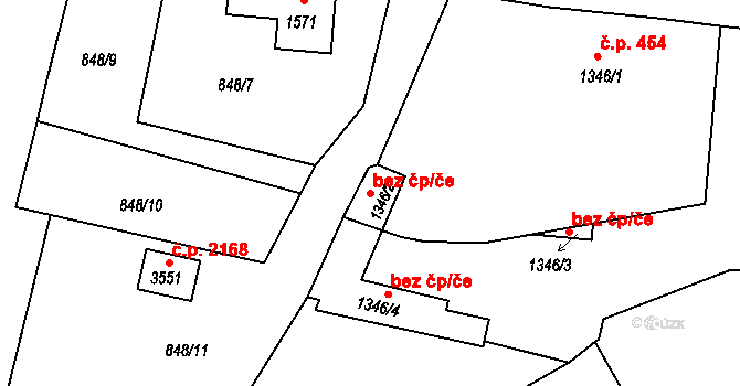 Hořice 39762114 na parcele st. 1346/2 v KÚ Hořice v Podkrkonoší, Katastrální mapa