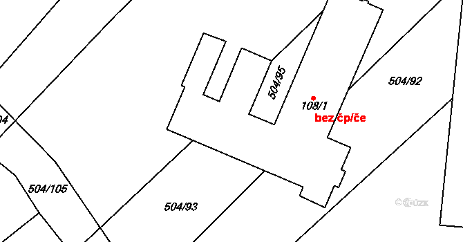 Bohuslavice 87, Katastrální mapa