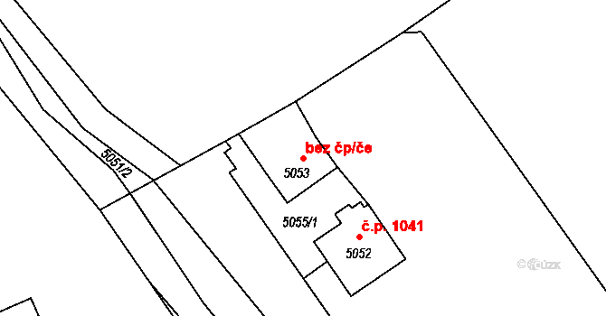 Bystřice 46594116 na parcele st. 5053 v KÚ Bystřice nad Olší, Katastrální mapa