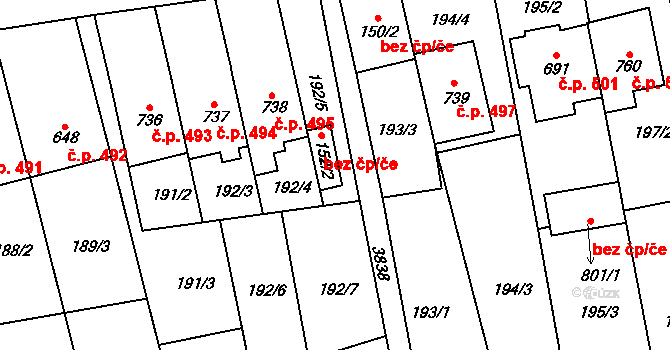 Lipov 38902117 na parcele st. 152/2 v KÚ Lipov, Katastrální mapa