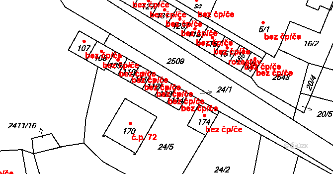 Lom u Tachova 48321117 na parcele st. 113 v KÚ Lom u Tachova, Katastrální mapa