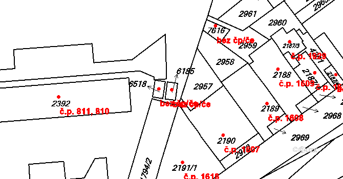 Havlíčkův Brod 44522118 na parcele st. 6185 v KÚ Havlíčkův Brod, Katastrální mapa