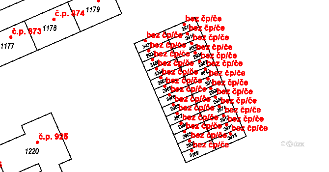 Rožnov pod Radhoštěm 45691118 na parcele st. 2902 v KÚ Rožnov pod Radhoštěm, Katastrální mapa