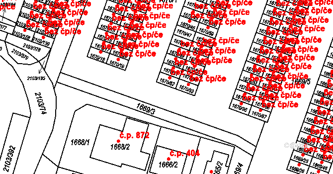 Soběslav 47444118 na parcele st. 1670/52 v KÚ Soběslav, Katastrální mapa