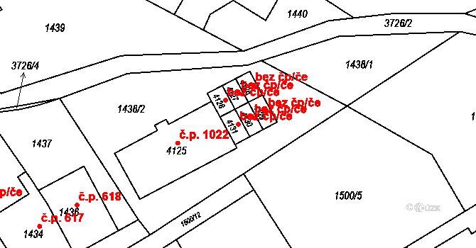 Žamberk 41228120 na parcele st. 4131 v KÚ Žamberk, Katastrální mapa