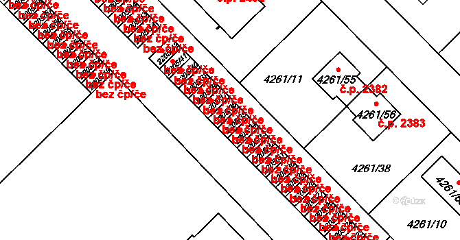 Zábřeh 44978120 na parcele st. 2205/35 v KÚ Zábřeh na Moravě, Katastrální mapa