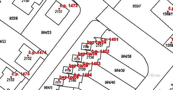 Choceň 39435121 na parcele st. 2180 v KÚ Choceň, Katastrální mapa