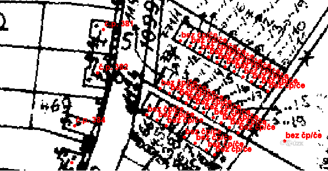 Velvary 40988121 na parcele st. 1150 v KÚ Velvary, Katastrální mapa