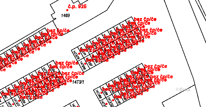 Šluknov 42886121 na parcele st. 1473/89 v KÚ Šluknov, Katastrální mapa