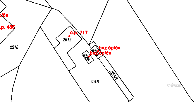 Žamberk 45542121 na parcele st. 5069 v KÚ Žamberk, Katastrální mapa