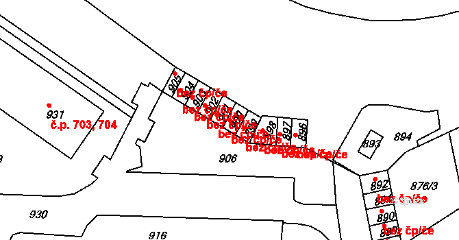 Brumov-Bylnice 38871122 na parcele st. 900 v KÚ Brumov, Katastrální mapa