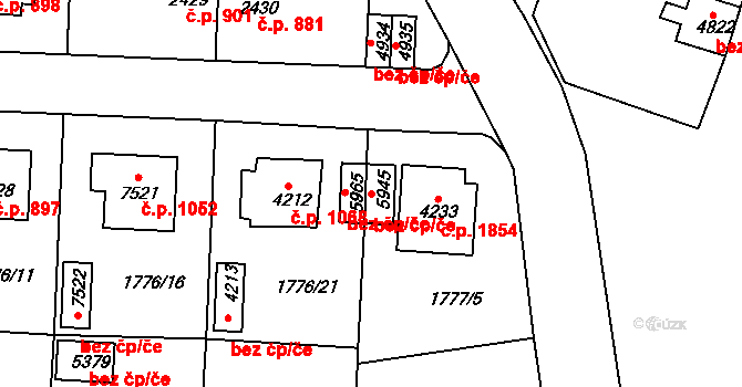Havlíčkův Brod 44523122 na parcele st. 5945 v KÚ Havlíčkův Brod, Katastrální mapa