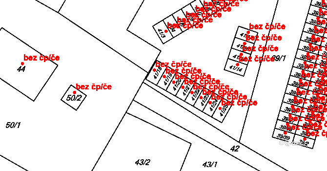 Březová 44352123 na parcele st. 41/19 v KÚ Březová u Sokolova, Katastrální mapa