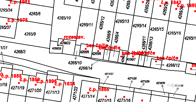 Boskovice 49450123 na parcele st. 4266/5 v KÚ Boskovice, Katastrální mapa