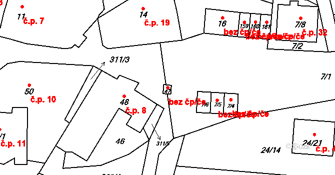 Kozlany 38332124 na parcele st. 47 v KÚ Kozlany, Katastrální mapa