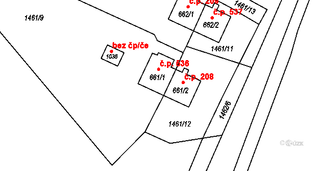 Rožnov pod Radhoštěm 2973 na parcele st. 5240 v KÚ Rožnov pod Radhoštěm, Katastrální mapa