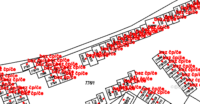 Jemnice 93962126 na parcele st. 776/34 v KÚ Jemnice, Katastrální mapa