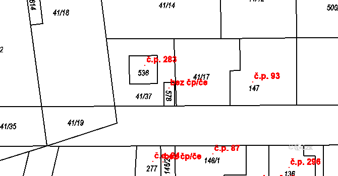 Čelákovice 121277127 na parcele st. 578 v KÚ Sedlčánky, Katastrální mapa