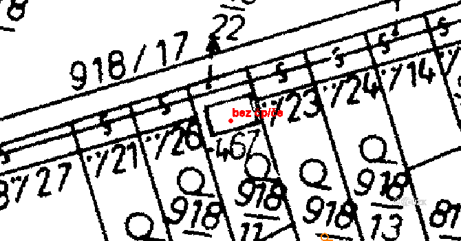 Bernartice 42453127 na parcele st. 467 v KÚ Bernartice u Milevska, Katastrální mapa
