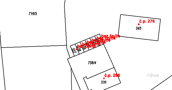 Dětřichov 38800128 na parcele st. 339 v KÚ Dětřichov u Frýdlantu, Katastrální mapa