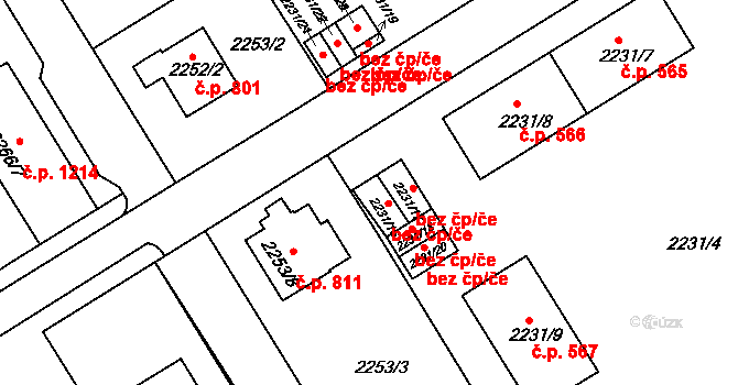 Jeseník 44359128 na parcele st. 2231/16 v KÚ Jeseník, Katastrální mapa