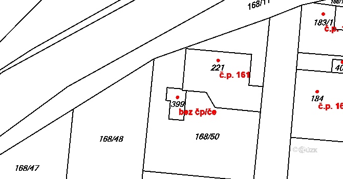 Leština 44944128 na parcele st. 399 v KÚ Leština u Zábřeha, Katastrální mapa