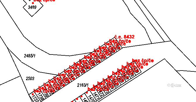 Ústí nad Orlicí 45519129 na parcele st. 1750 v KÚ Ústí nad Orlicí, Katastrální mapa