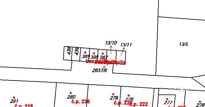 Libá 50043129 na parcele st. 387 v KÚ Libá, Katastrální mapa