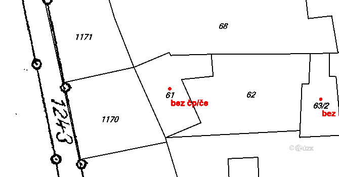 Citonice 50506129 na parcele st. 61 v KÚ Citonice, Katastrální mapa
